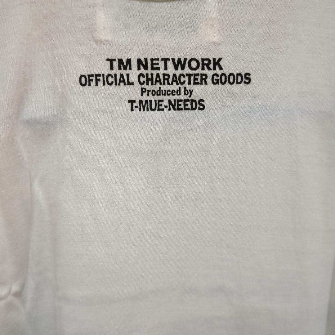 TM NETWORK グラフィックTシャツ ホワイト T-MUE-NEEDS