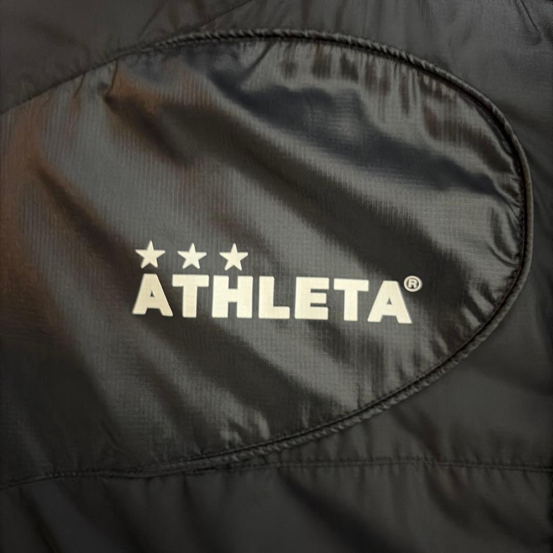 ATHLETA 中綿ハーフコート ブラック Lサイズ
