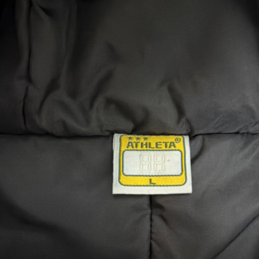 ATHLETA 中綿ハーフコート ブラック Lサイズ