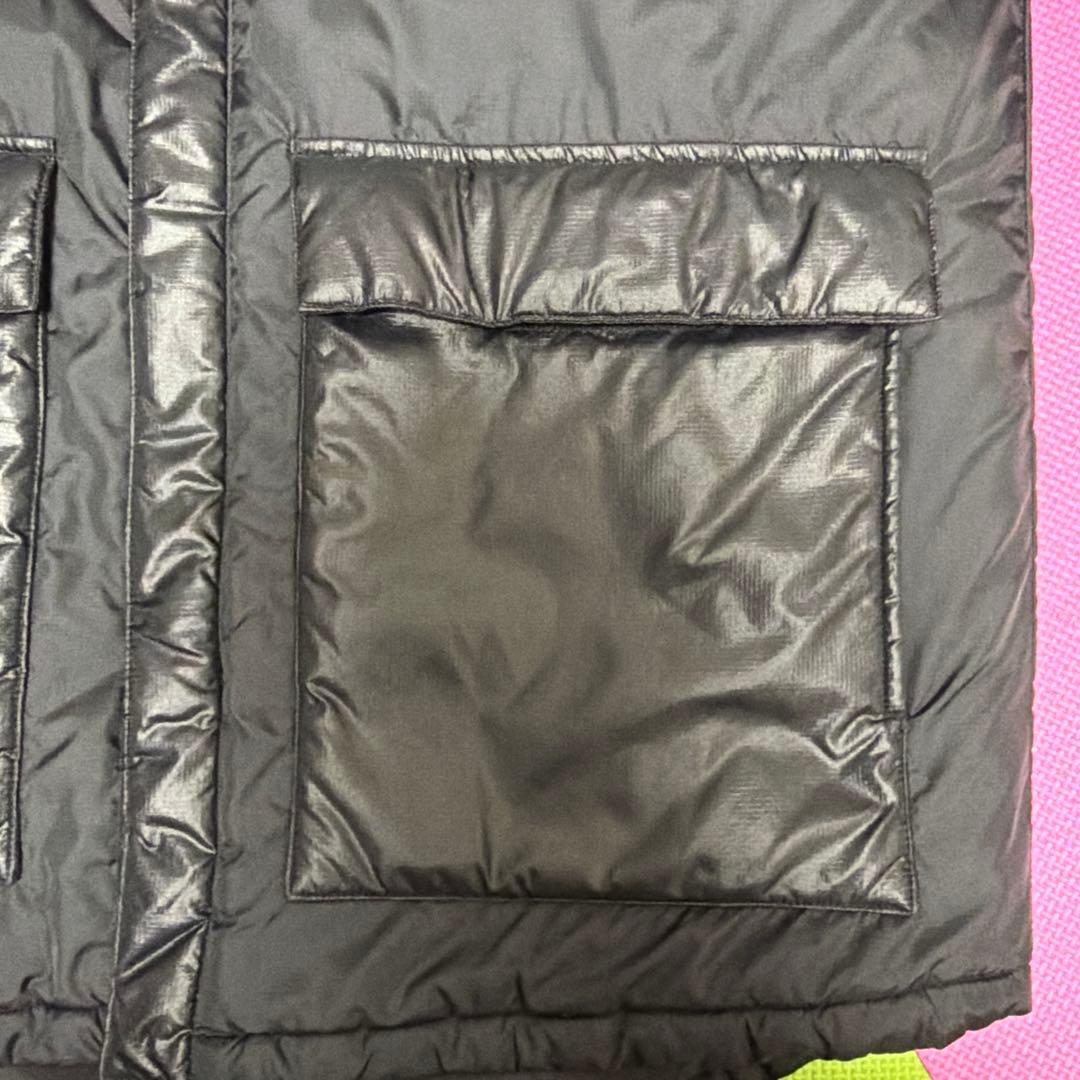 ATHLETA 中綿ハーフコート ブラック Lサイズ