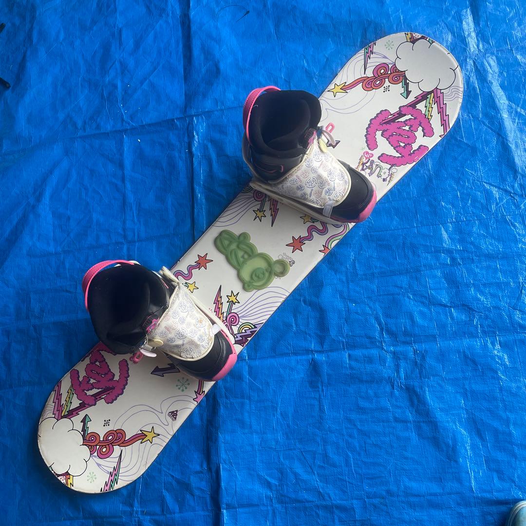 【送料込み】★K2★キッズスノーボード3点セット★子供用ブーツ★小学生★女の子★