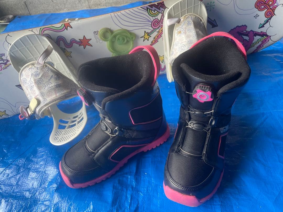 【送料込み】★K2★キッズスノーボード3点セット★子供用ブーツ★小学生★女の子★