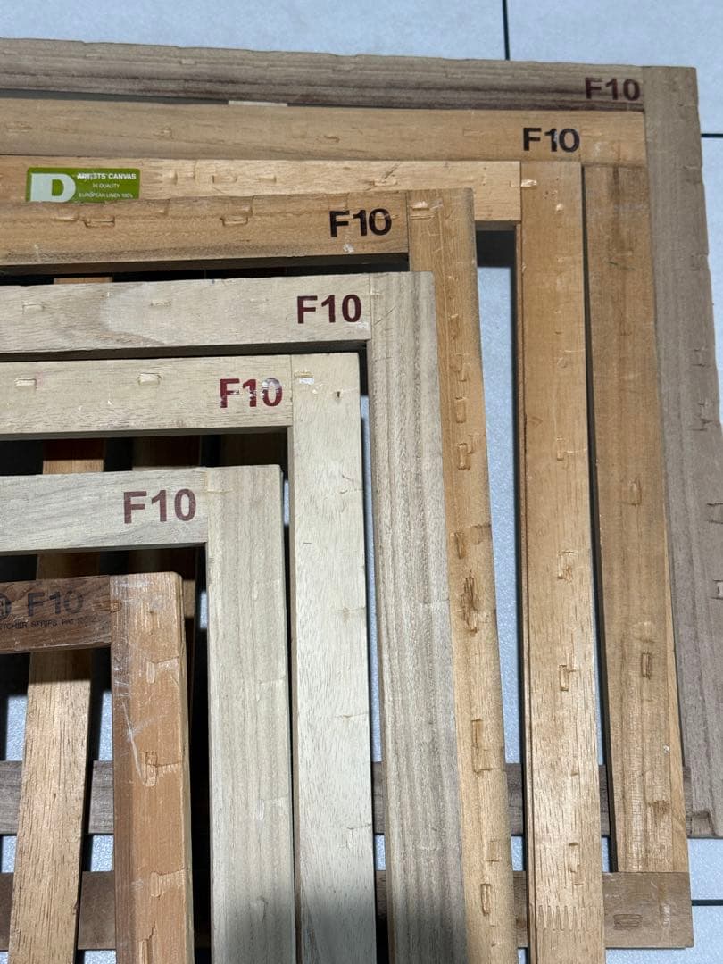 油彩キャンバス木枠F10号×8