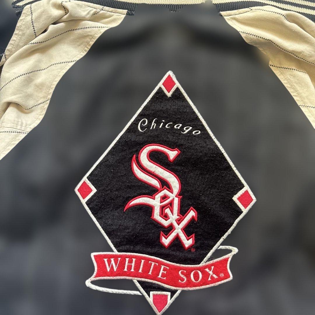 white sox ヴィンテージ　リバーシブルジャケット