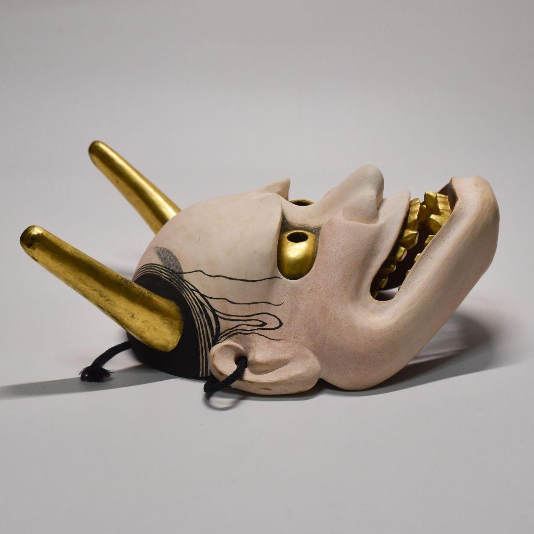 能面 白般若 赤般若 大小セット 烙印あり 箱入り 美品(L3)