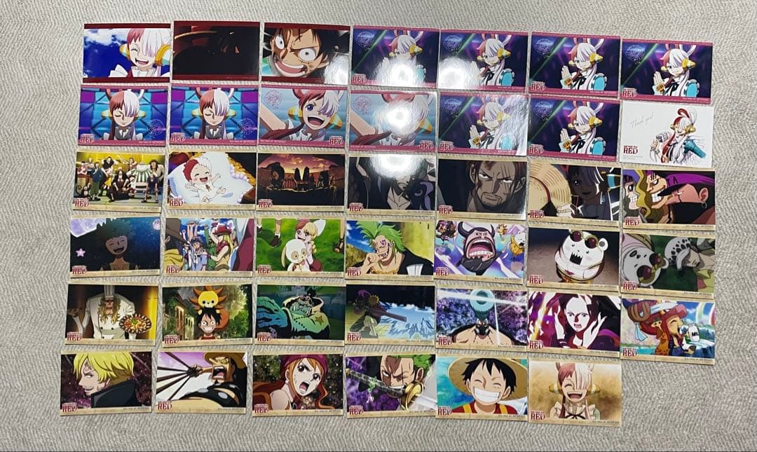 ワンピース RED ブロマイド　まとめ売り