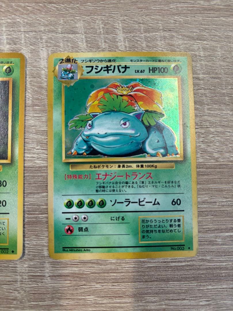 【旧裏】フシギダネ・フシギソウ・フシギバナ セット