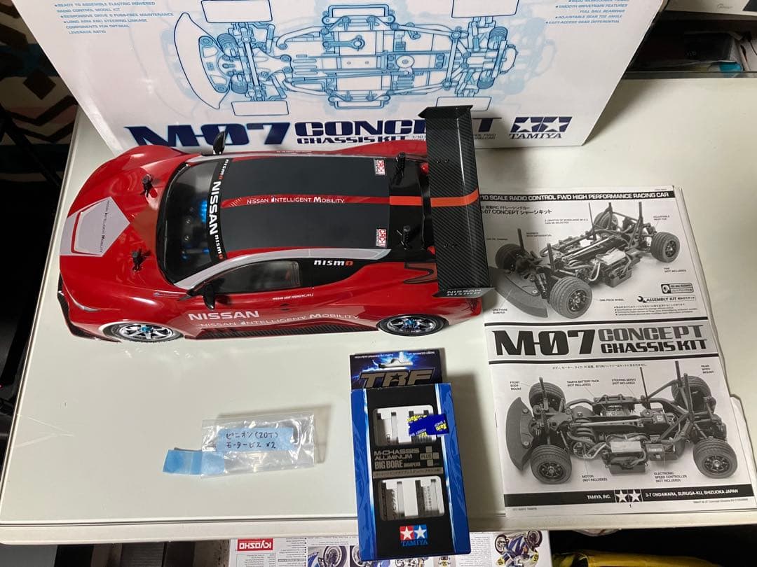 タミヤ　M07コンセプト（オプション多数）　　ボディ、メカサーボのみ付き