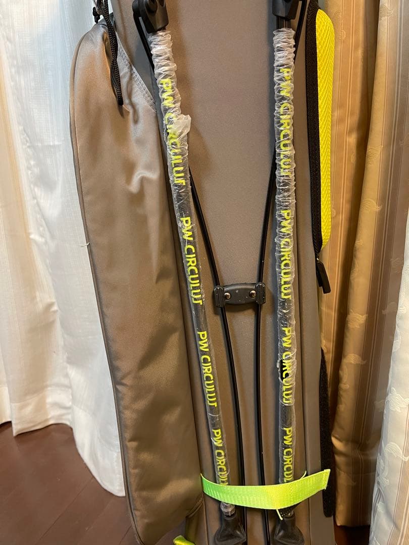 PW CIRCULUJ 「オンワード」キャディバッグ グレー/イエロー