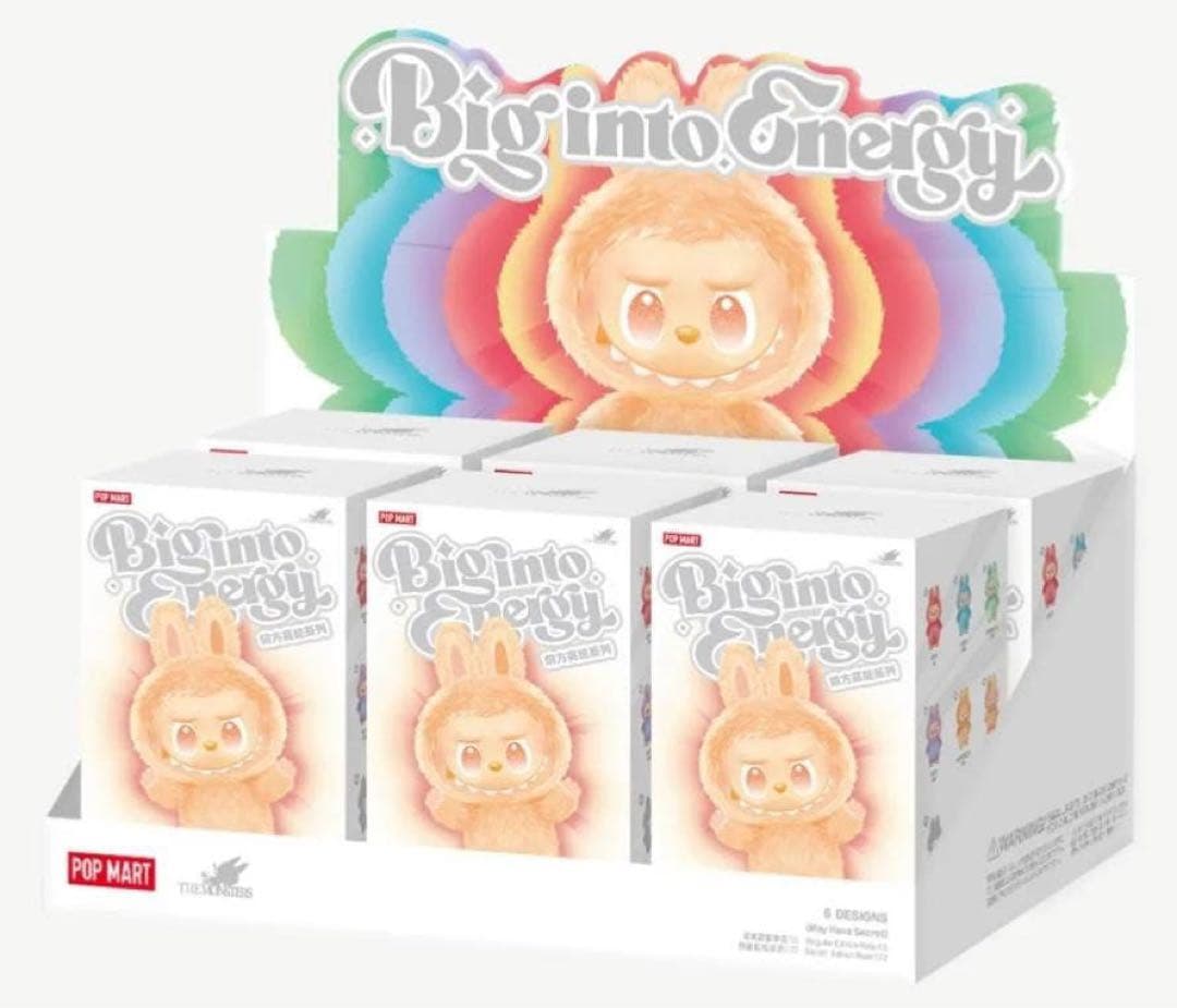 ポップマート LABUBU Big into Energy 1セットシュリンク付