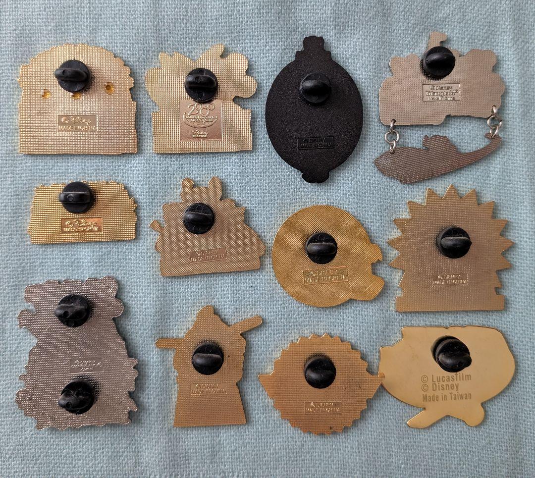 TDL WDW アトラクション ピンバッジ