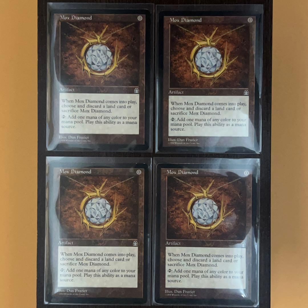 MTG モックス・ダイアモンド Mox Diamond 英語 4枚セット