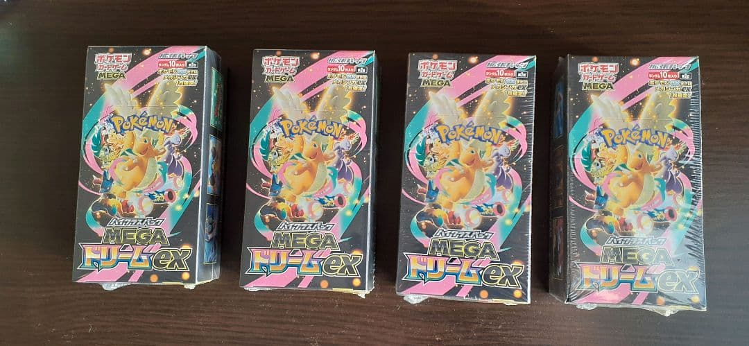 シュリンク付き新品未開封 MEGAドリームex 4ボックス
