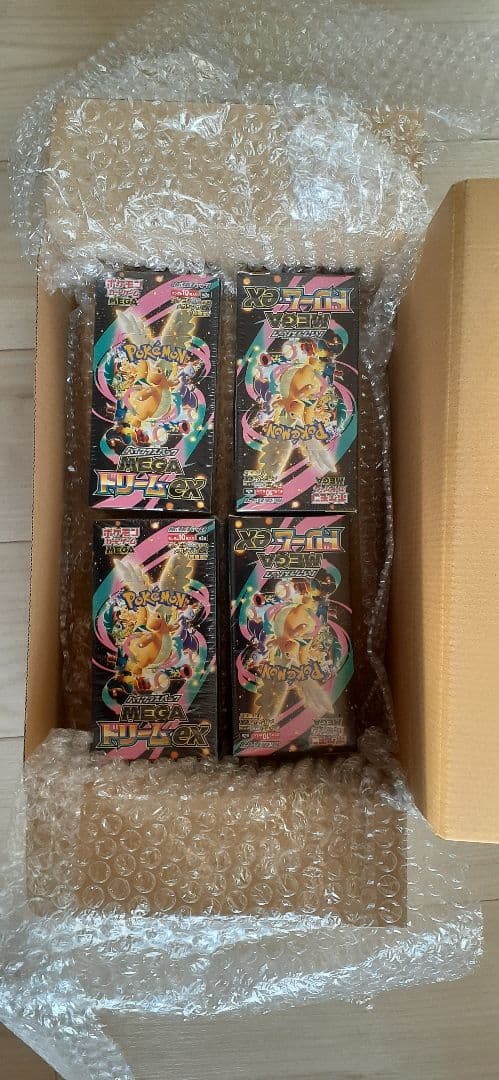 シュリンク付き新品未開封 MEGAドリームex 4ボックス