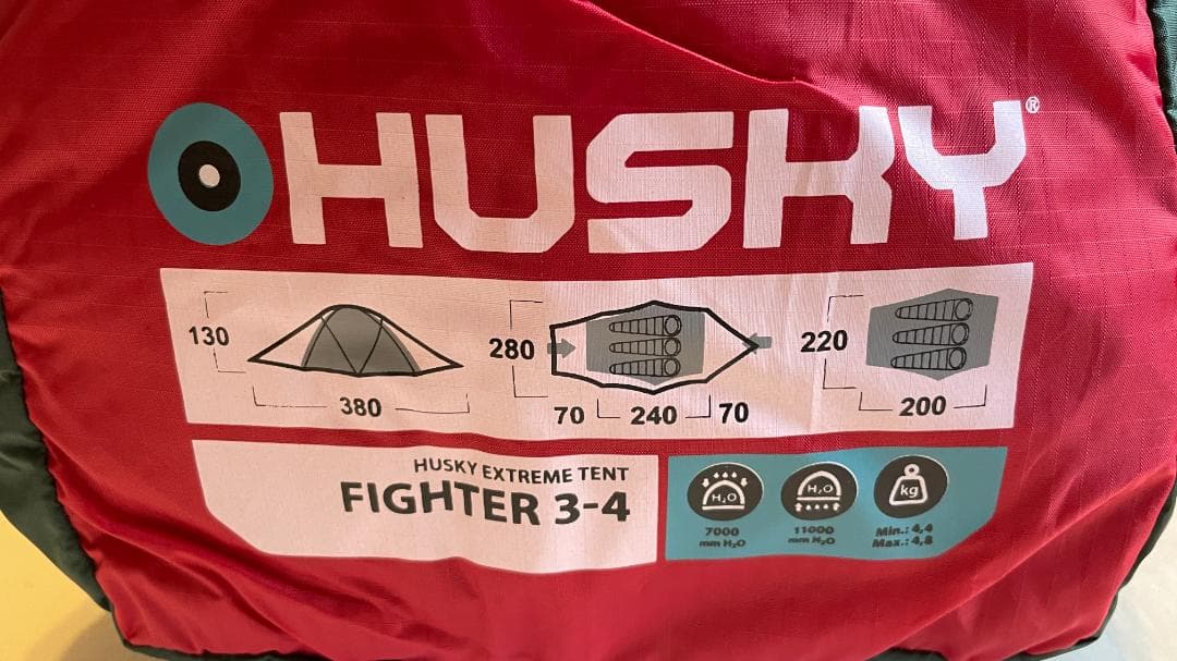 【新品未開封】Husky Fighter 3-4 ドームテント