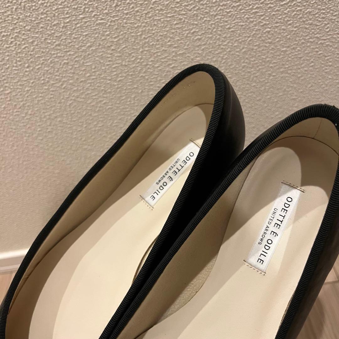 新品 ODETTE E ODILE バレエシューズ 24.5 黒
