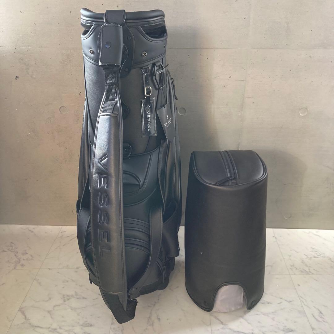 ⛳️新品並 VESSEL PRIME Staff ベゼル キャディバッグ 黒
