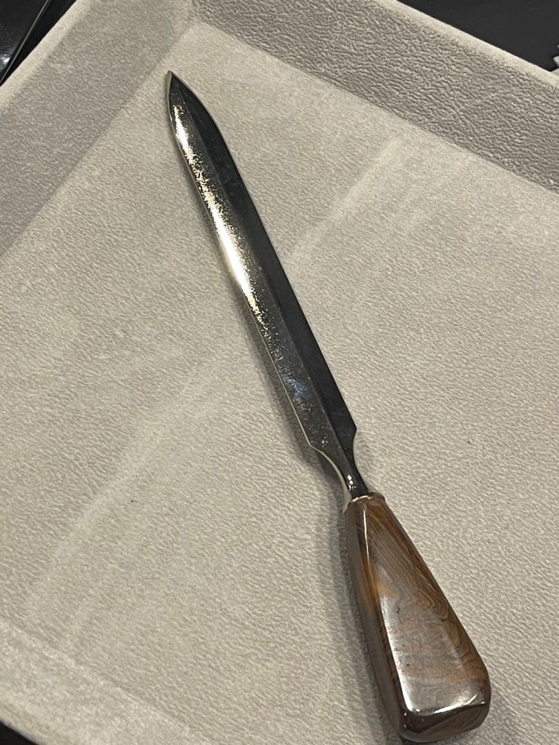 ビンテージ ボルダーオパール ペーパーナイフ レターオープナー OPAL