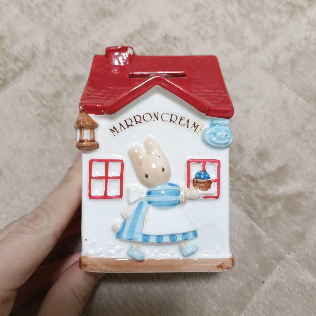 サンリオ　マロンクリーム　貯金箱　東海銀行