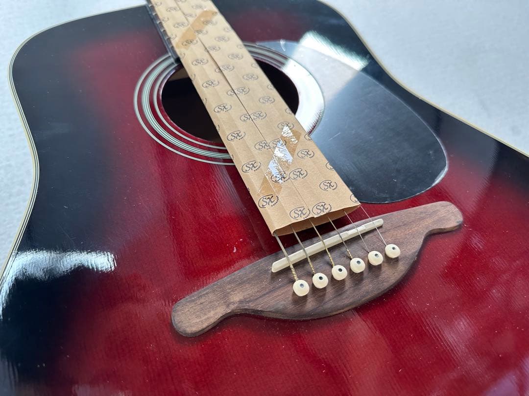 未使用品 アコースティックギター SX DG1K/VS レッド ※31※