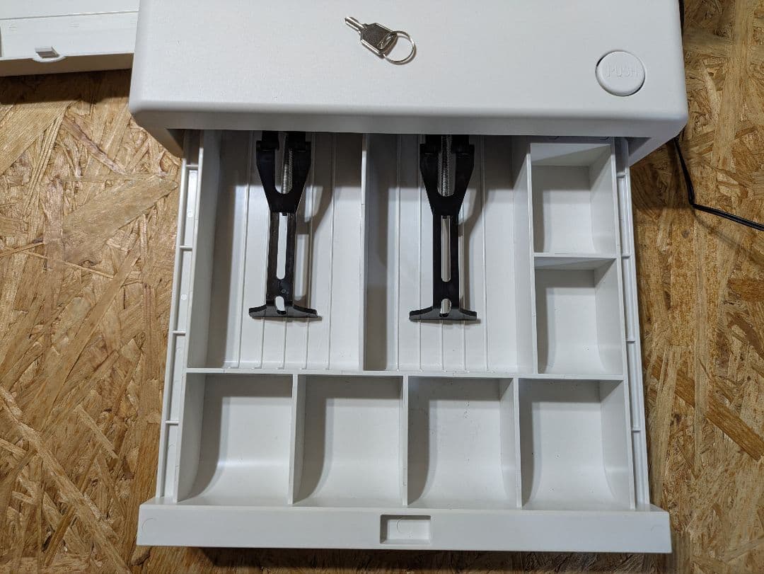 CL-102LC ホワイト 　レジスター+ドロアー付き