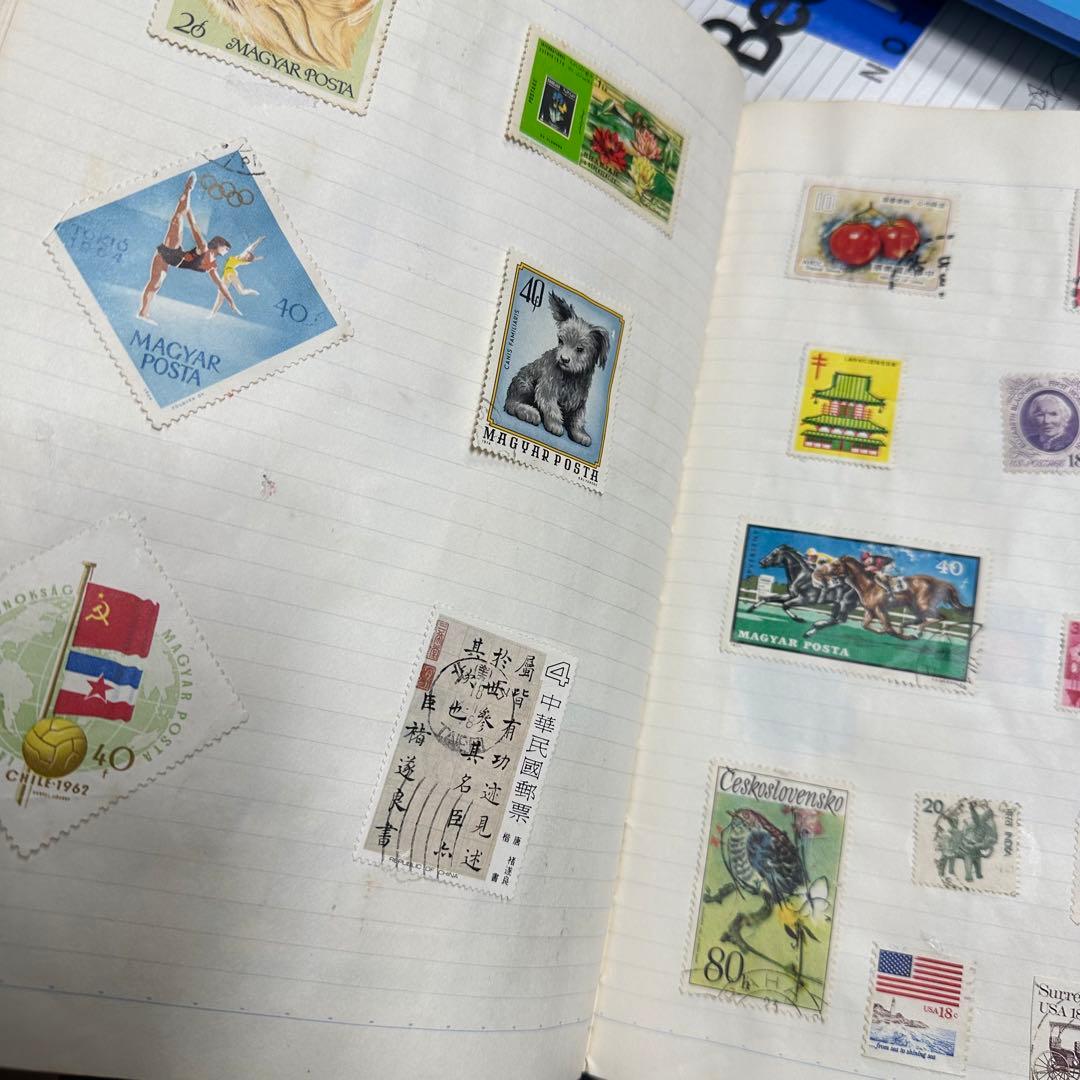 昭和50年〜　切手集　約1万枚　日本/海外