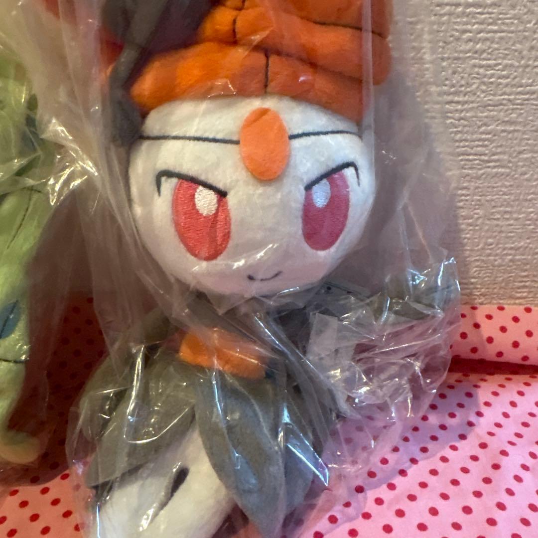 ポケモン　タカラトミー　メロエッタぬいぐるみ2体セット　ステップ、ボイスフォルム