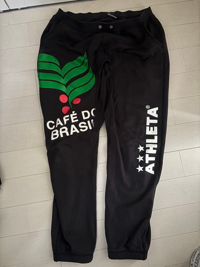 上下セット☆セットアップ☆ATHLETA フルジップパーカー Oサイズ 黒