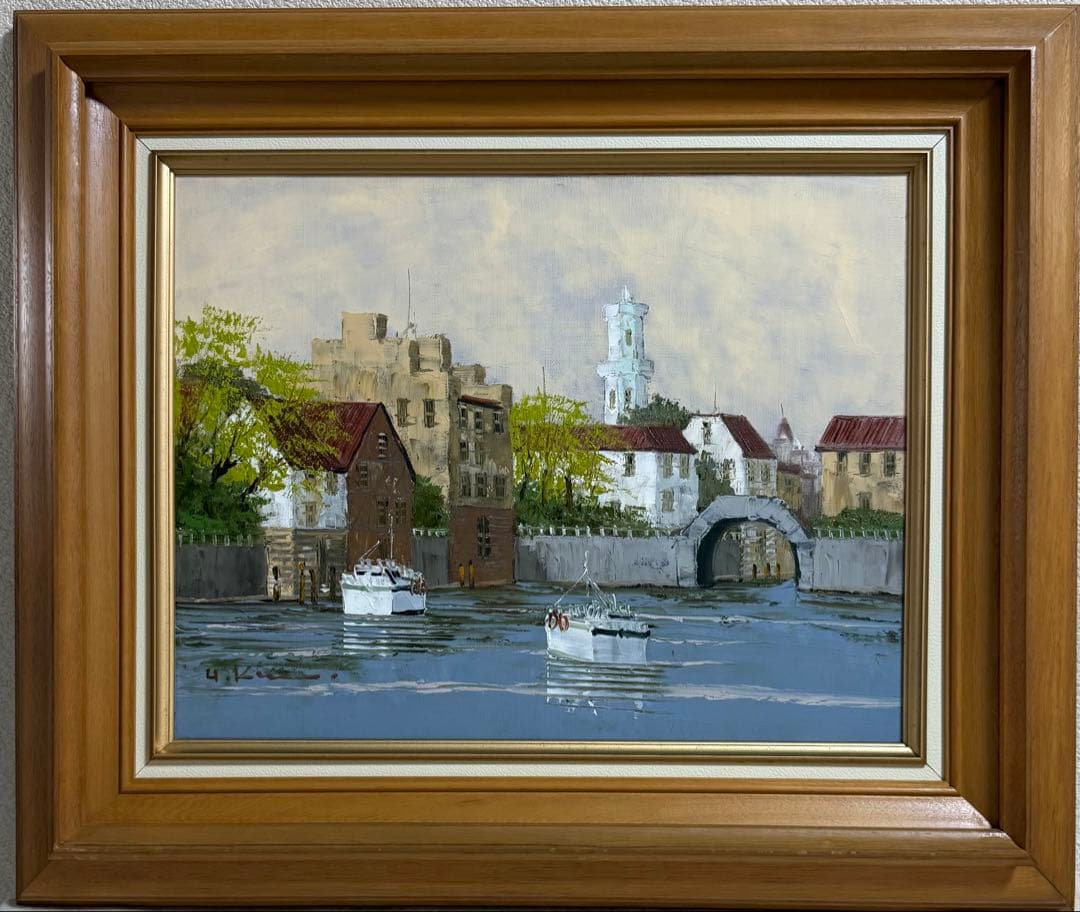 黒沢久 【ブルージュ】ベルギー中世時代の建物と穏やかな流れの運河を詩情豊かに描く