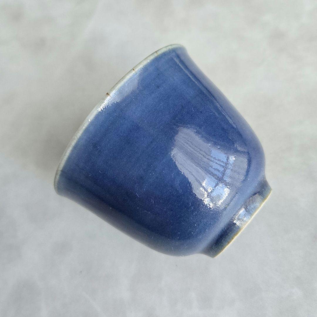 古伊万里　瑠璃釉　猪口　向付　酒器　江戸時代　骨董　金継ぎ　アンティーク