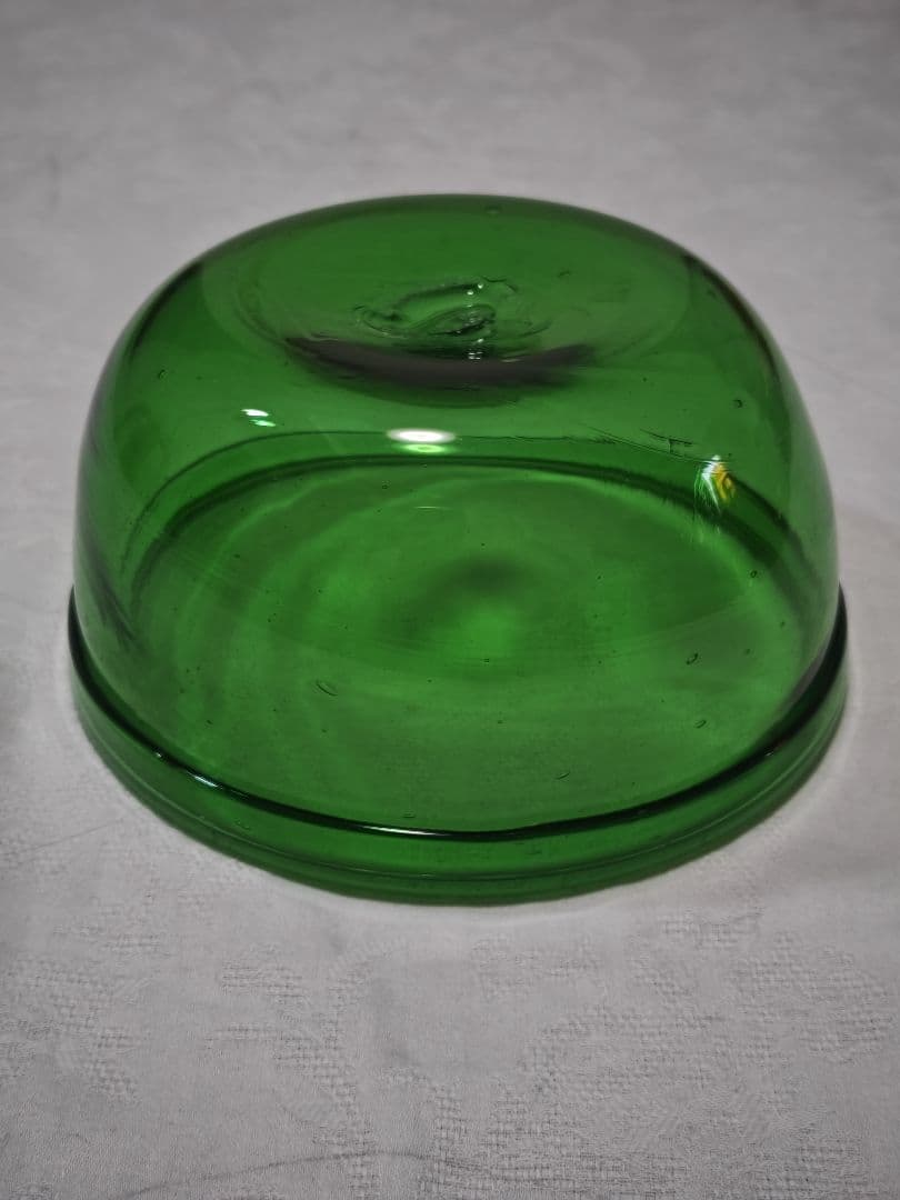 奥原硝子製造所　サラダ鉢　新品未使用　50年前のお品