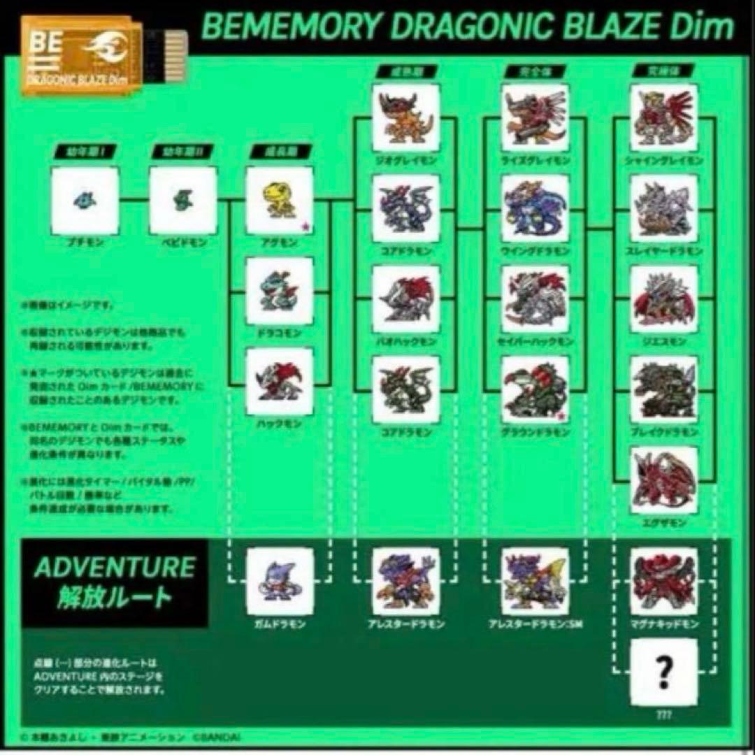 デジモン VITAL BRACELET BE Dimカード