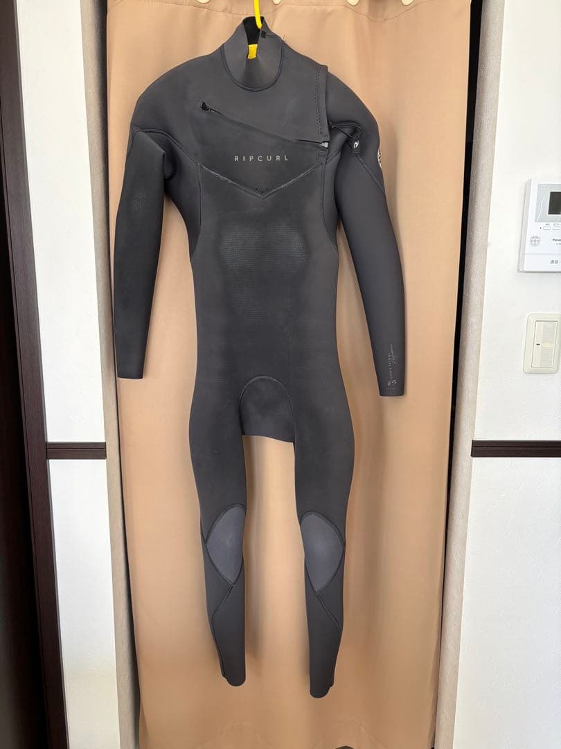 【状態良】RIP CURLウェットスーツ ジャーフル MS フロントジップ4/3