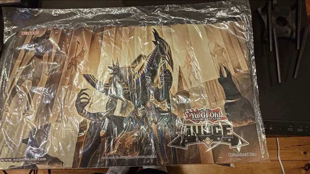 遊戯王 公式 ジャッジメントオブアヌビス プレイマット