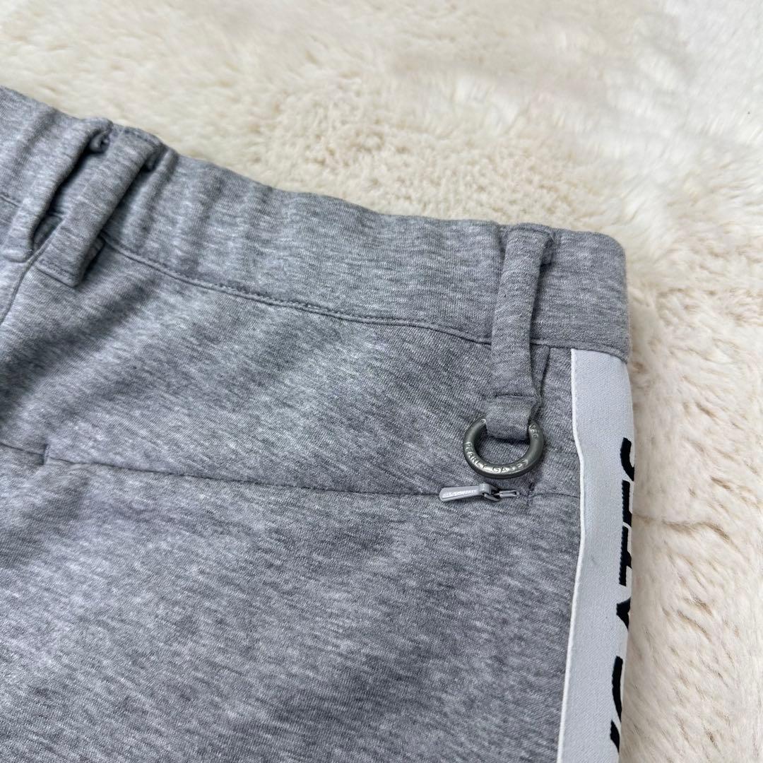 ✨美品✨パーリーゲイツ ロゴテープ スカート グレー 0 スウェット ストレッチ