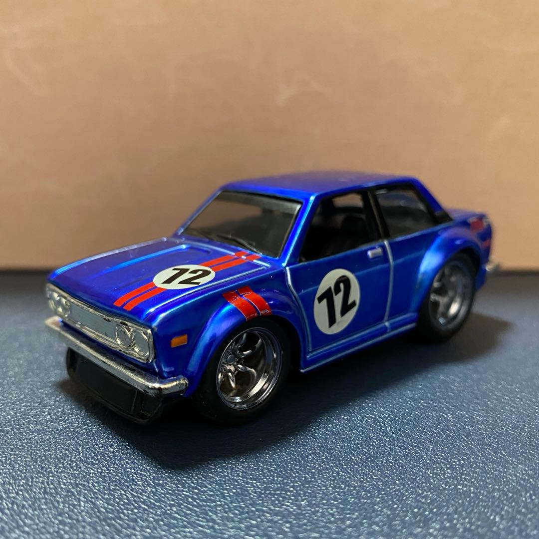 メイスト 1972 Datsun 510 ブルー ダイキャスト　ミニカー