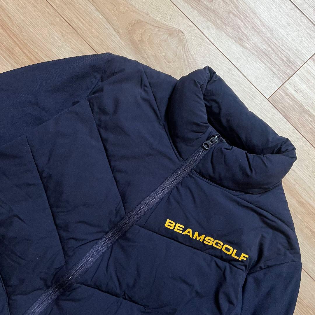 BEAMS GOLF ビームスゴルフ　ダウンジャケット　中綿　メンズ　M ロゴ