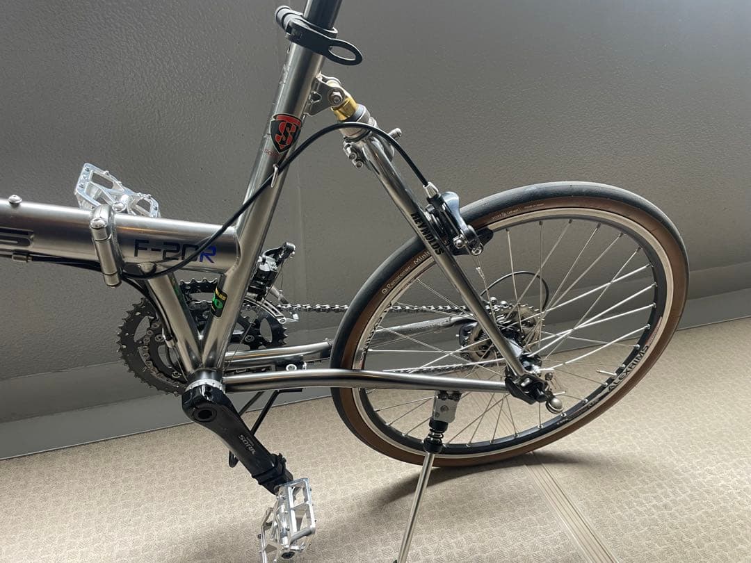 n*o様 KHS F-20R クロームシルバー　ブルホーン　クロモリ