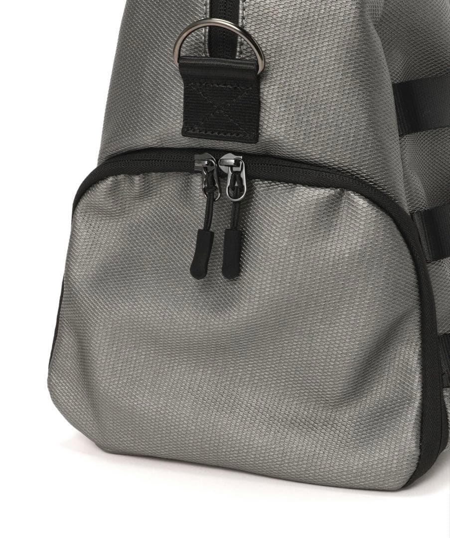 マスターバニー　テープ使いボストンバッグ(ガンメタ)