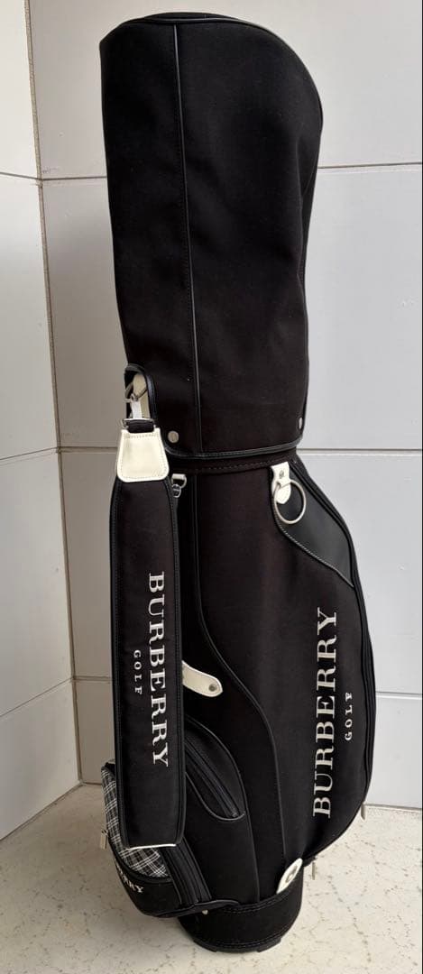 土日限定値下！美品 BURBERRY バーバリーゴルフ ゴルフバッグ ブラック