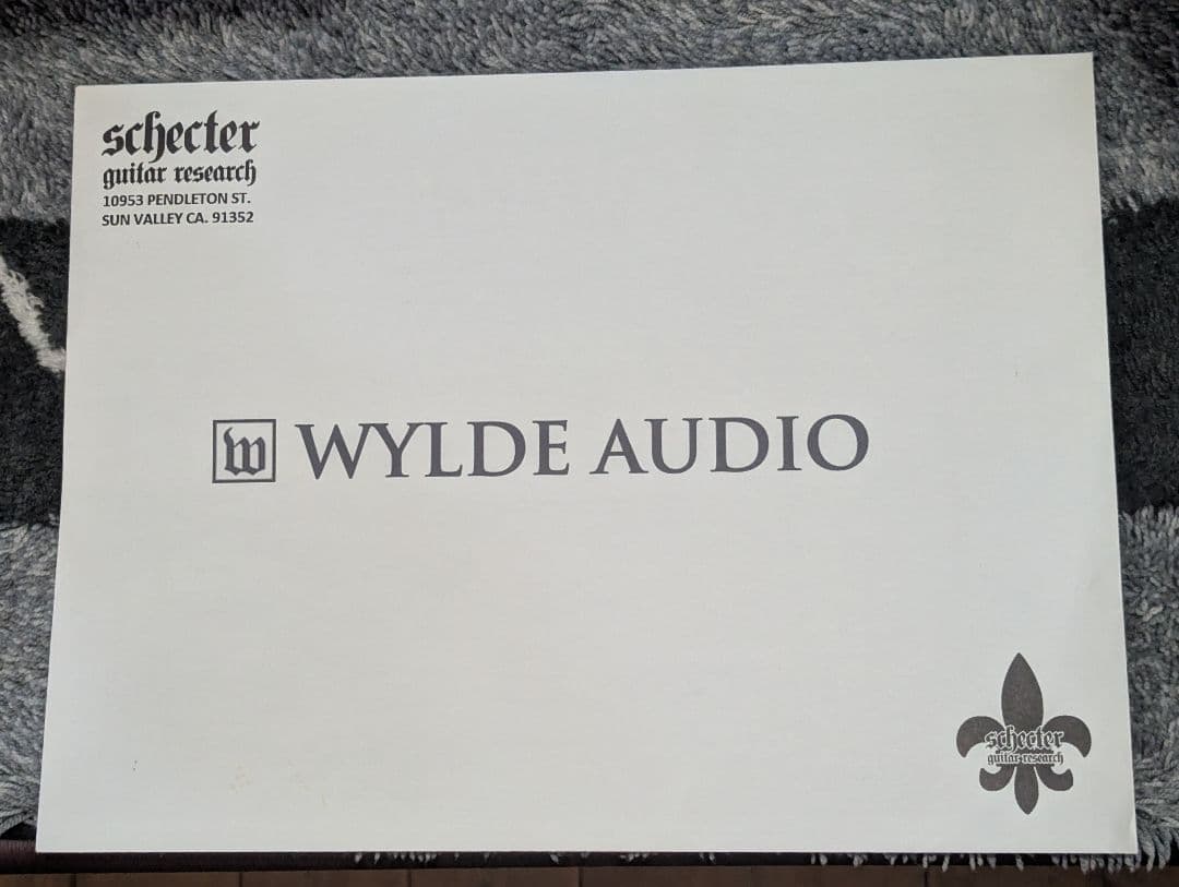 サイン付き激レア★Wylde Audio★ Zakk Wylde ザックワイルド
