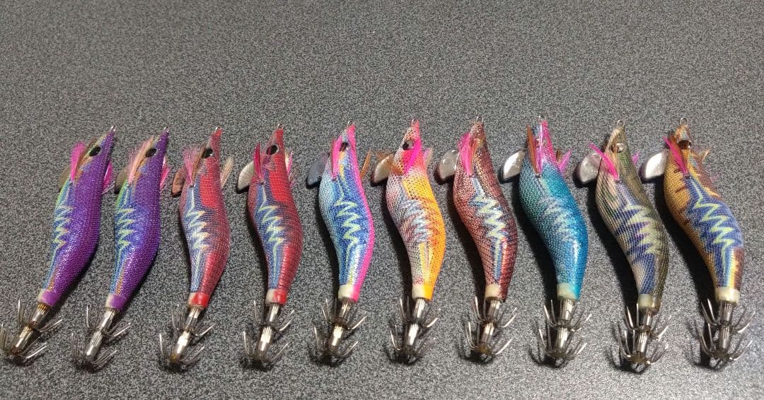 廃盤 エギ王 ライブサーチ 2.5号 中古品 10個セット 入手困難