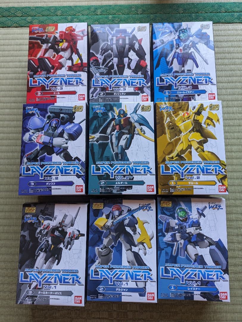 スーパーミニプラ　SPTレイズナー 　9点セット