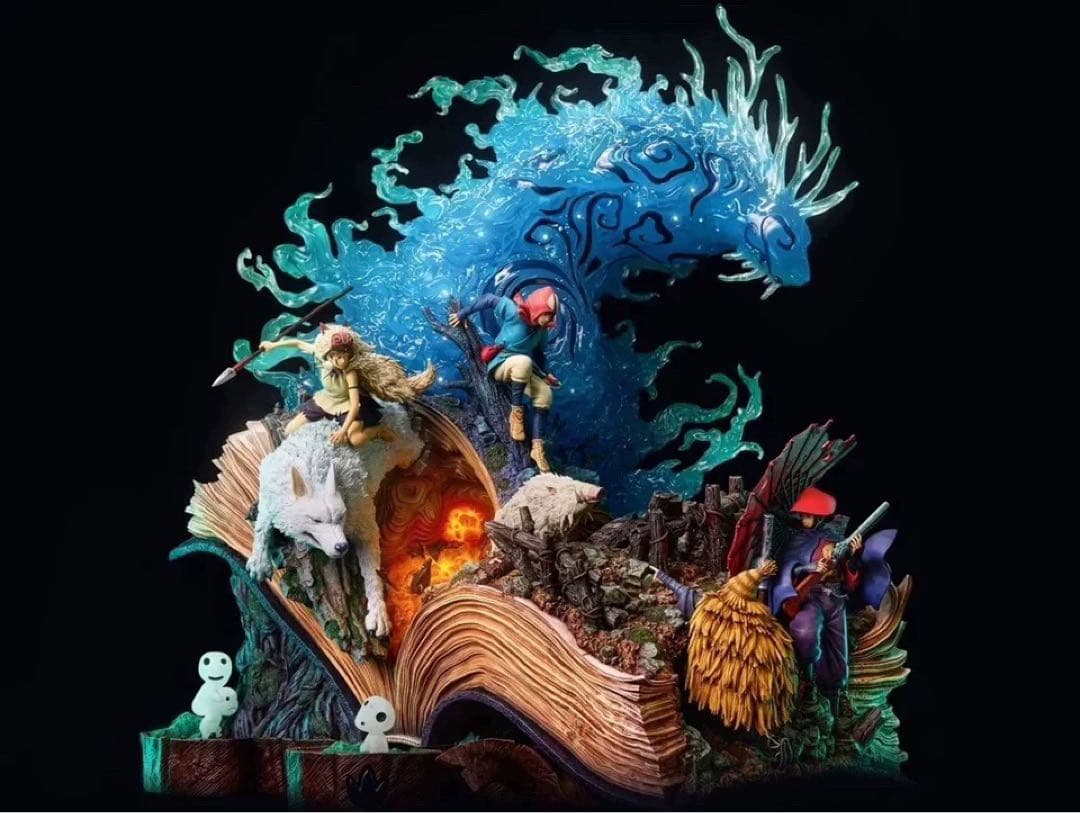 もののけ姫 フィギュア ガレージキット スタチュー