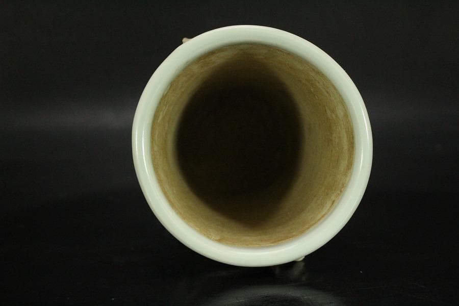 中国美術 青花 龍紋 筆筒(HA511)