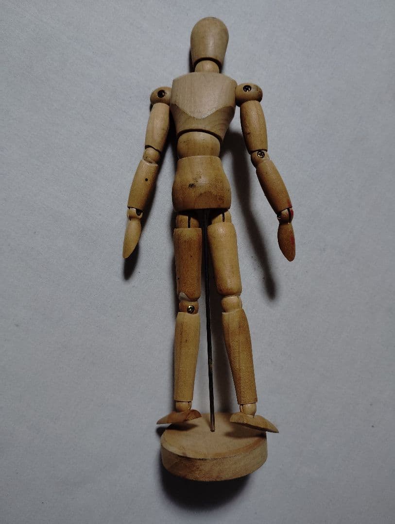 画材9点セット　絵具　クリーナー　筆洗　デッサン人形　ブラックリセーブル　絵画