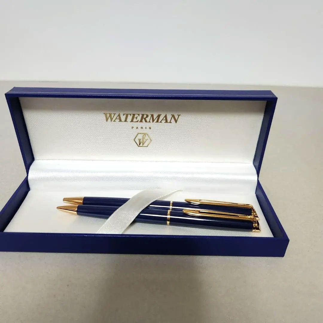 WATERMAN ボールペン&シャープペンシル 2本セット ネイビー