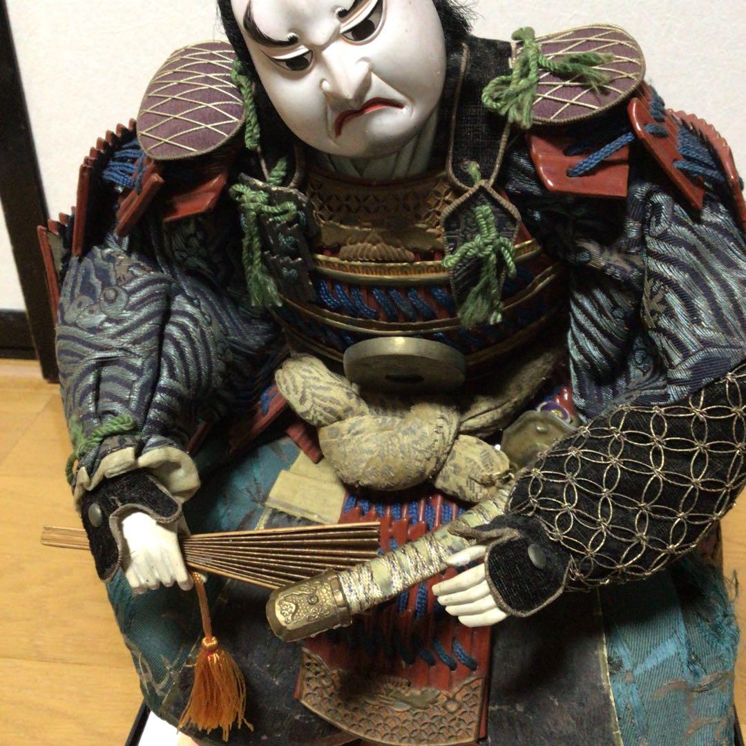 武者人形　五月人形　加藤清正　骨董　アンティーク　江戸　明治　武士　武将　侍
