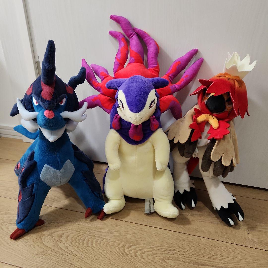 ポケモン ヒスイダイケンキ ヒスイバクフーン ヒスイジュナイパー ぬいぐるみ
