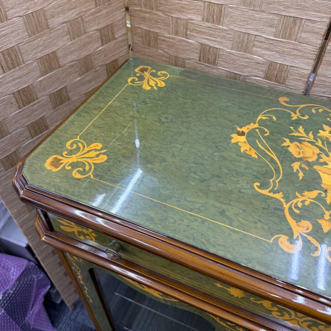 ☆アルテム社 ARTEM☆ガラスキャビネット 象嵌細工 飾り棚